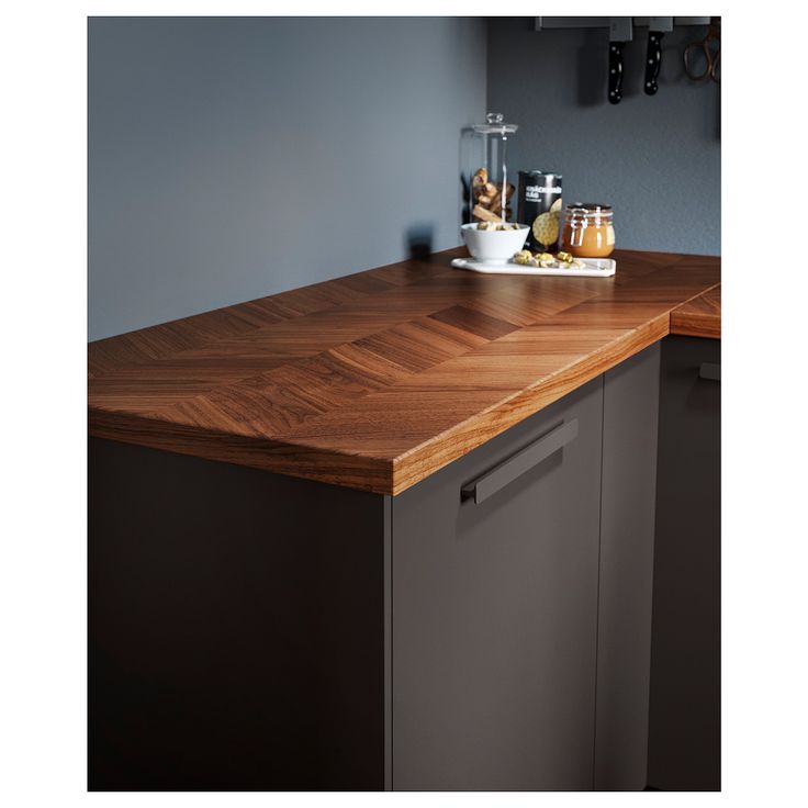 BARKABODA Werkblad, walnoot, fineer, 186x3.8 cm - IKEA in ...