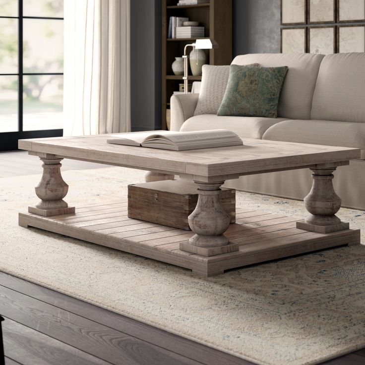 Glenrock Premium Materials Floor Shelf Coffee Table With Storage Wood Floor Shelf Coffee Table With Storage, Floor Shelf Coffee Table With Storage