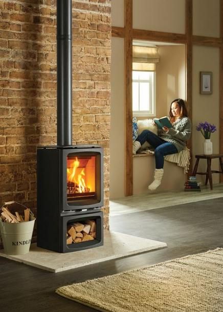 42 trendy ideas for built in wood burning stove log burner | Wood stove