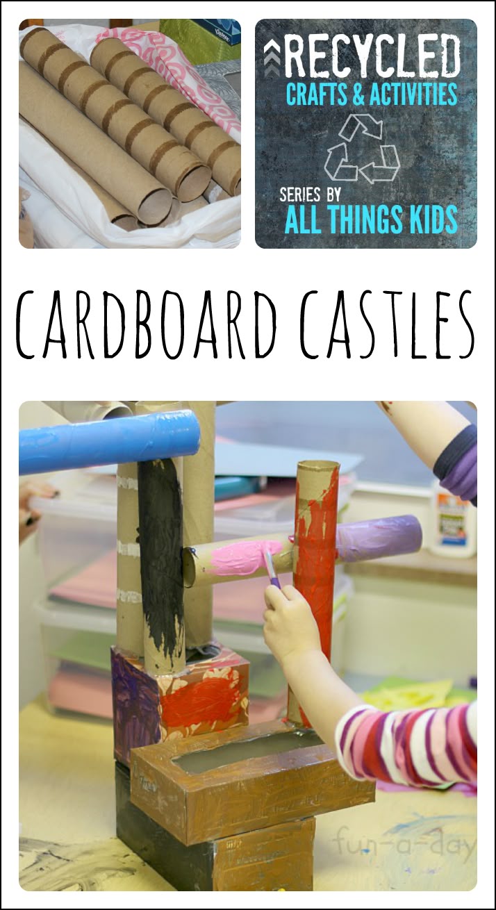 A fun way to use recycled items during a fairy tale theme! Let the children buil...