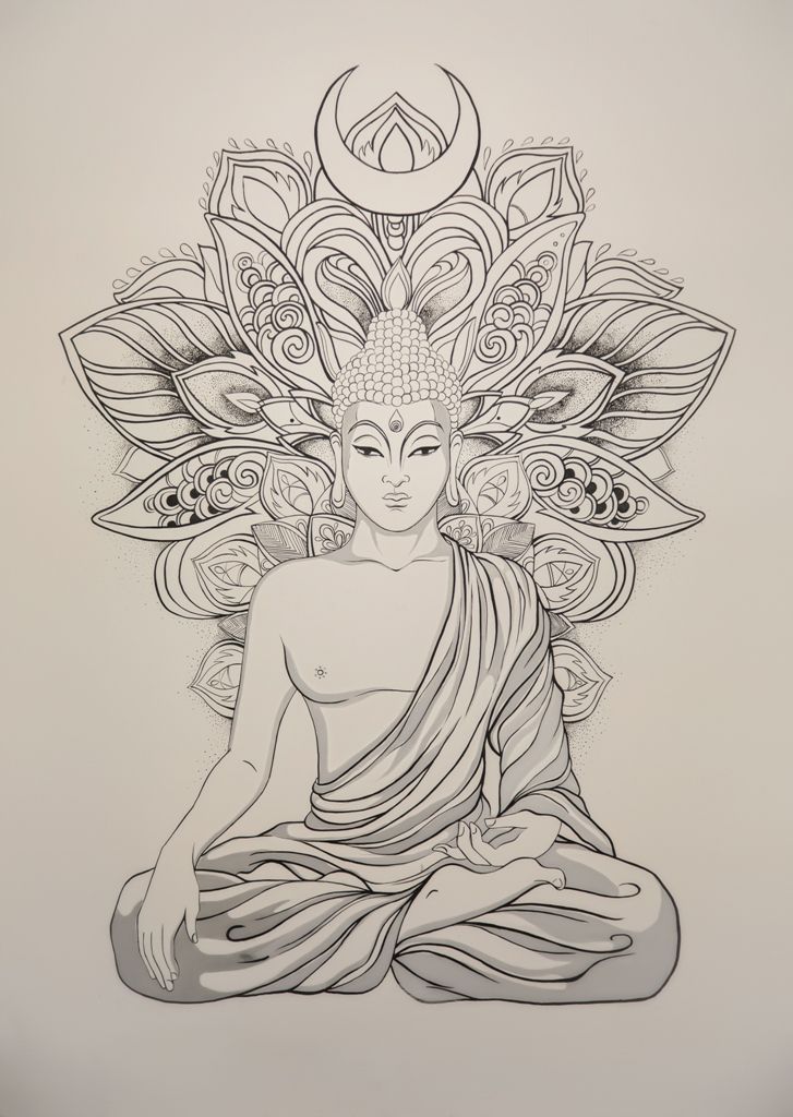 Lord Buddha Pencil Sketches Buddha Sketches Buddha Drawing