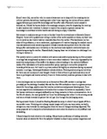 I need help writing my personal statement