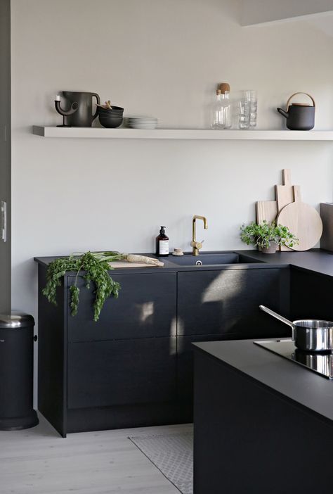 684 Best Super Matte Kitchen Images On Pinterest Cuisine Design Amazing Black Kitchen Cabinets That Are Right On Trend For 2018