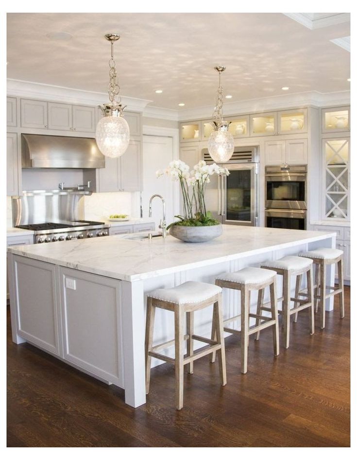 Kitchen island with Cooktop and Seating big kitchen 