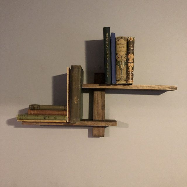 or Bathroom Wall Shelf Mid Century Decor Kitchen Art Deco Minimalist Wood Hanging Shelves Wedding Housewarming Gift Office Entryway