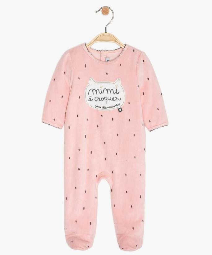 Pyjama Bebe En Velours A Pois Et Motifs Chat Multicolore Vue 1 Pyjama Bebe Pyjama Pyjama Bebe Fille Pyjama Bebe En Velours A Pois Et Motifs Chat Multicolore Vue 1 Pyjama Bebe Pyjama Pyjama Bebe Fille