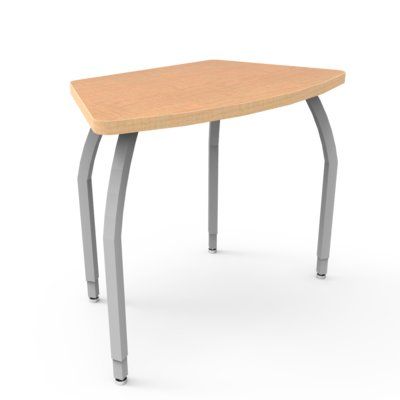WB Manufacturing Elo Wood Adjustable Height Collaborative Desk Desk Finish: Fusi...