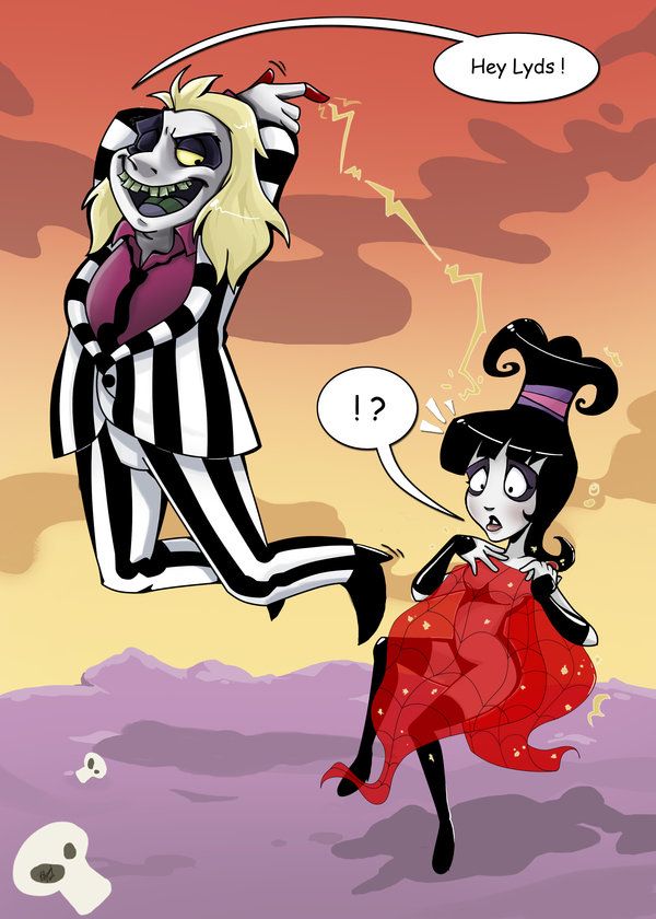 Beetlejuice and Lydia by Jenovita on deviantART | Beetlejuice cartoon