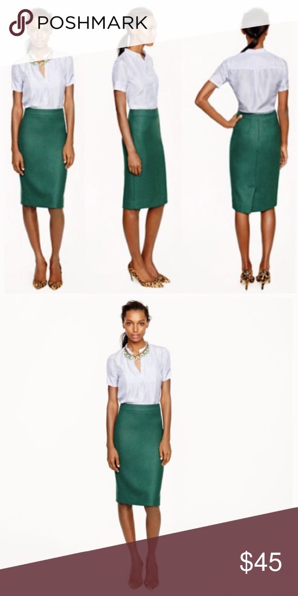 Details about J 2 Pencil Skirt in Double-Serge Wool Size 00 Blue Green Teal Yellow Crew No Details about J 2 Pencil Skirt in Double-Serge Wool Size 00 Blue Green Teal Yellow Crew No