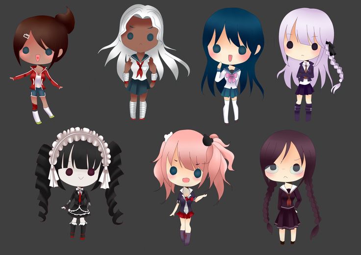 Danganronpa, Chibi, Anime