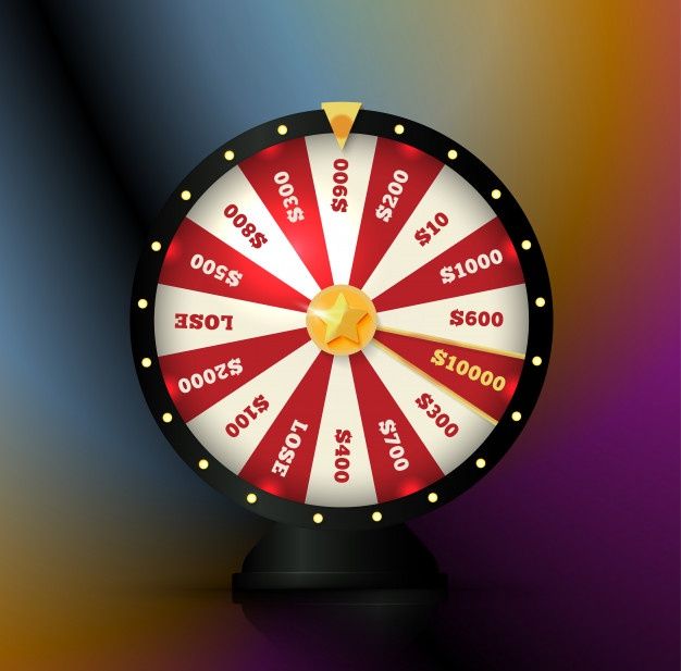 Gambling Game Element, Spinning Wheel, Roulette Illustration. Casino ...
