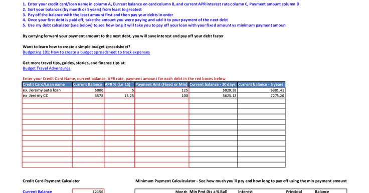 Debt interest calculatorxlsx Random Pinterest Calculator and