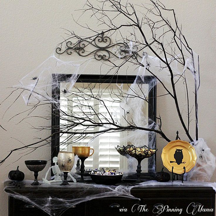 diy creepy halloween black gold candy buffet with martha stewart decoupage by thepinningmama - Martha Stewart Halloween Decor diy creepy halloween black gold candy buffet with martha stewart decoupage by thepinningmama - Martha Stewart Halloween Decor