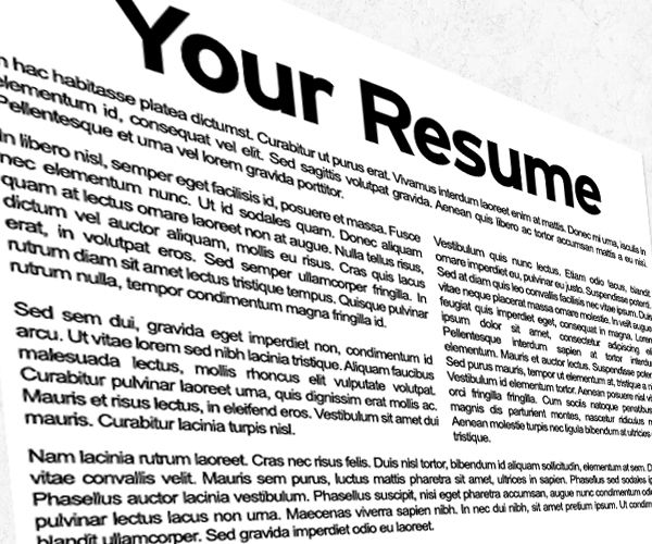 how to write a professional cv