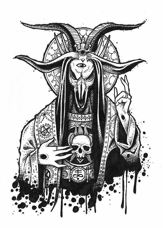 Ave Satanas Arte de miedo, Arte satánico, Arte horror Ave Satanas Arte de miedo, Arte satánico, Arte horror