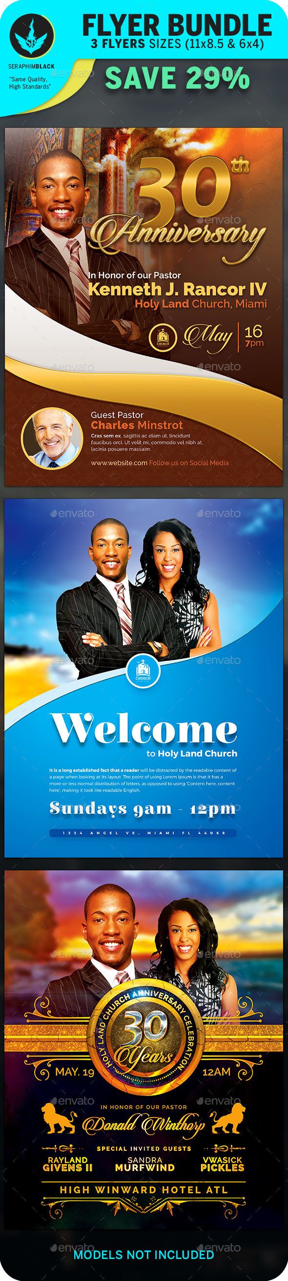 dinner party flyers