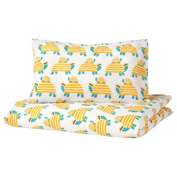 RÖRANDE Quilt coverpillowcase for cot RÖRANDE Quilt coverpillowcase for cot
