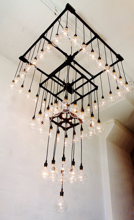 Pin On Industrial Decor Pin On Industrial Decor, Large Black Industrial Chandelier