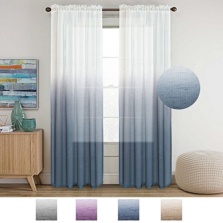 2 Panels Turquoize Bluestone Ombre Two Tone Linen Sheer Rod Pocket Curtain Panels Natural and Draped Window Draperies & Curtains Sheer Living Room Curtains for Bedroom 2 Panels Turquoize Bluestone Ombre Two Tone Linen Sheer Rod Pocket Curtain Panels Natural and Draped Window Draperies & Curtains Sheer Living Room Curtains for Bedroom