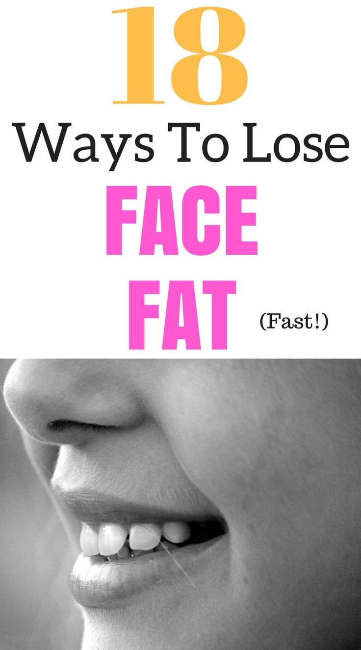 how do i lose weight off my face fast