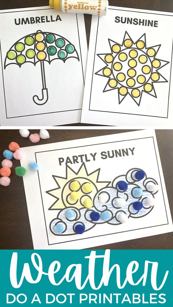 Weather math worksheets join the dots
