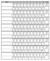 bowling score sheet with pin template pin template bowling pin chart