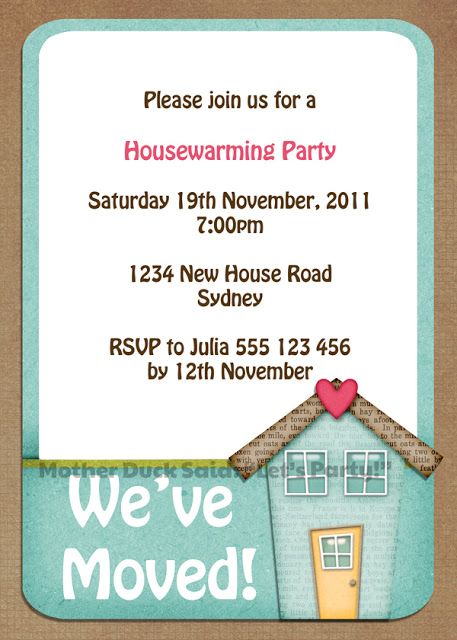 housewarming party invite templates