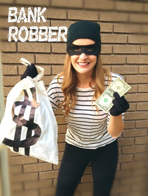 bank robber cheap super easy costume idea halloween costume cheapcostume - Halloween Costume Ideas For Women Cheap And Easy bank robber cheap super easy costume idea halloween costume cheapcostume - Halloween Costume Ideas For Women Cheap And Easy