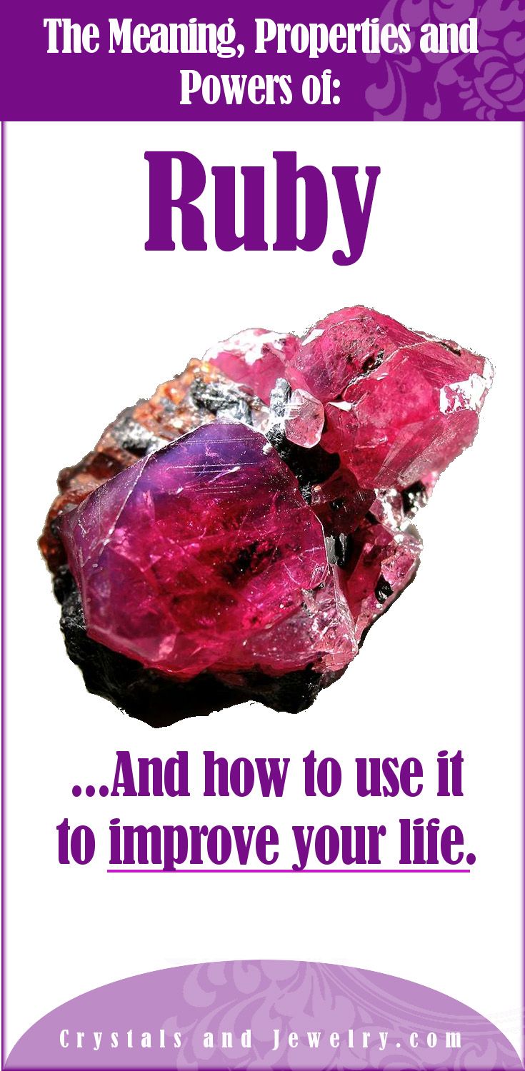 Ruby Stones: Meanings, Properties and Powers | Ruby, Chakra crystals