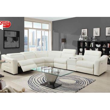 Homelegance Instrumental Reclining Sectional In White Leather Homelegance Instrumental Reclining Sectional In White Leather Ideas For The House Pinterest Living Room Sofa And