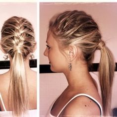 Cheerleader Hairstyles wow i love their cheer hair styles Cute Cheerleader Hairstyles 2014 2015 04 Hair Hairstyles Cheerleader Hairstyles maryland twisters cheer hair this is perfect saved from beccaclarkkk Cute Cheerleader Hairstyles 2014 2015 04 Hair Hairstyles