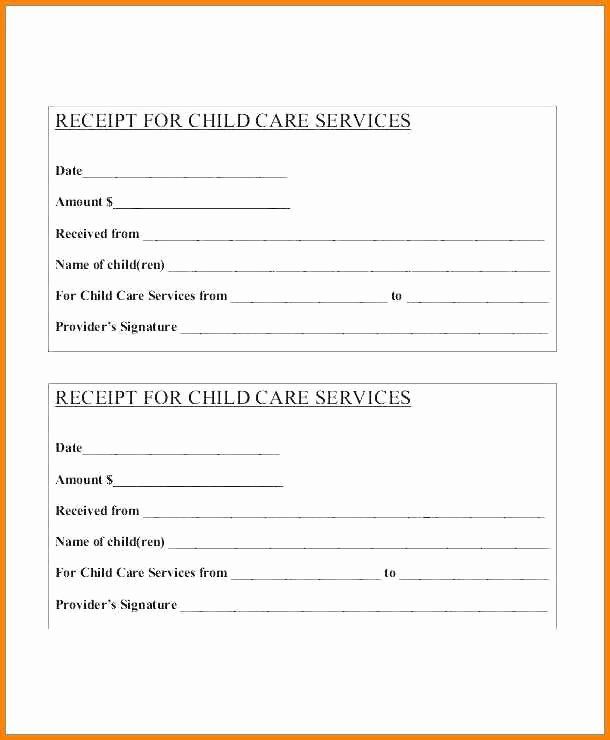 Get Our Example Of Child Care Receipt Template Receipt Template Invoice Template Receipt