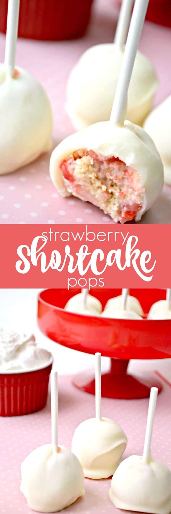 Strawberry Shortcake Pops Recipe Desserts, Cake pop Strawberry Shortcake Pops Recipe Desserts, Cake pop
