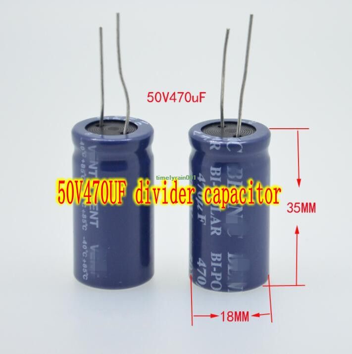 50V 470UF Audio Divider Promise Capacitor Aluminum electrolytic capacitors
