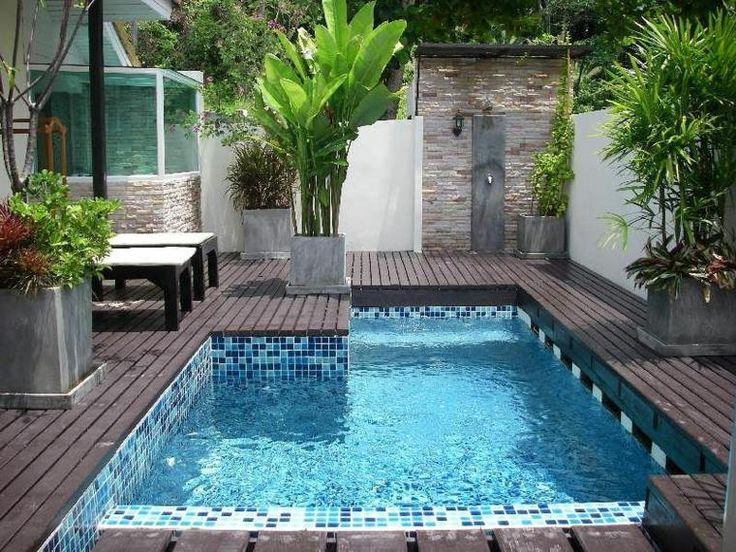 Kleine Pools für moderne Terrassen und Terrassen homedesign Small