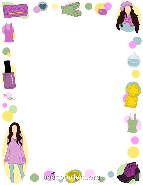 printable fashion border use the border in microsoft word printable wedding programs templates free