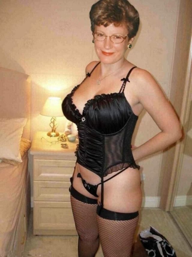 sexy older woman in lingerie Sexy older woman in lingerie