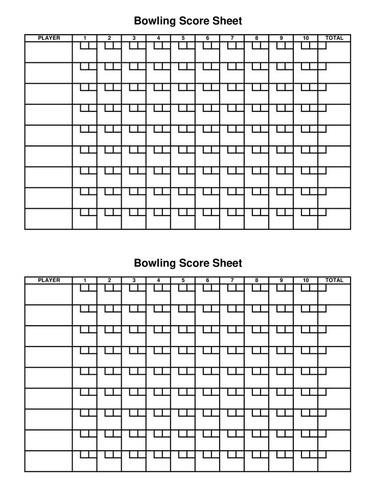 free printable bowling score sheet templates at free baseball card template