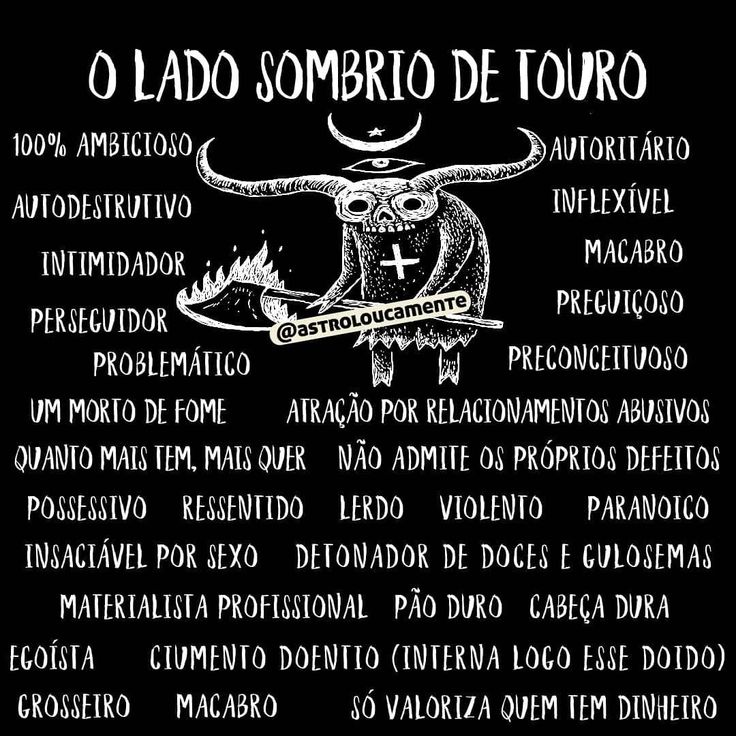 O Lado Sombrio De Touro