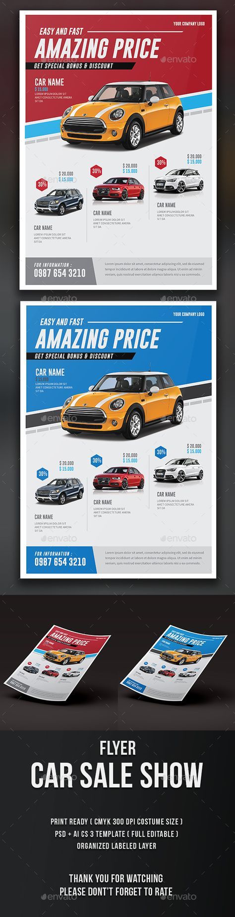Car Sale Show Flyer Template PSD. Download here: http://graphicriver.net/item/car-sale-show-flyer/15757021?ref=ksioks