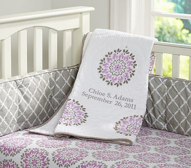 56 Best Lavender And Gray S Nursery Images On Pinterest Babies Dahlia Nursery Bedding Potterybarnkids