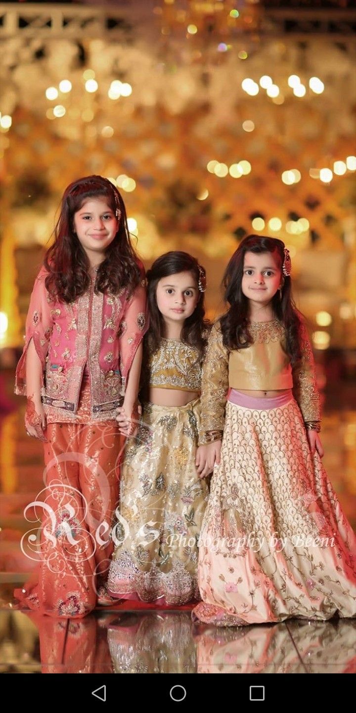 Pakistani wedding dresses for childrens sale