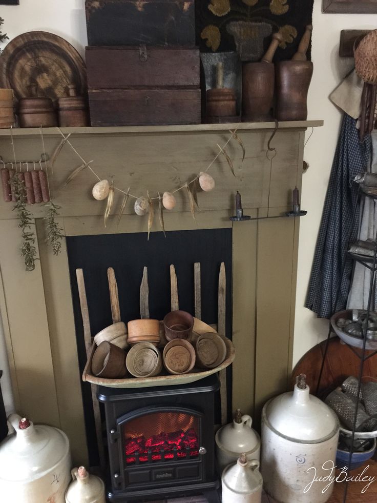 The 193 Best Fireplaces Images On Pinterest Primitive Living Room Kitchen Fireplace