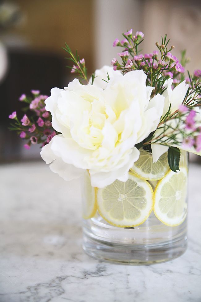 How To Make A Citrus Flower Arrangement Fleurs Pinterest How To Make A Citrus Flower Arrangement Fleurs Pinterest Arrangements Flowers And Fl