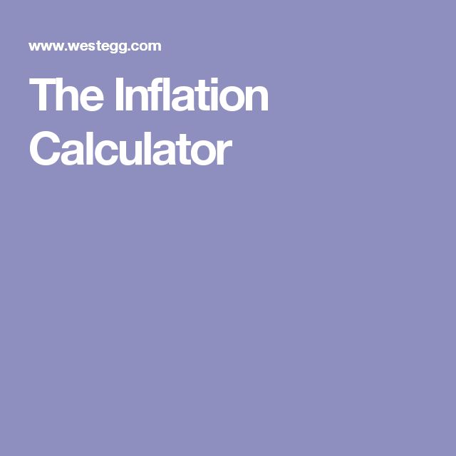 inflation calculator dollars