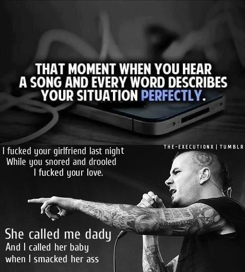 I fucked your girl lyrics Cup flip strip