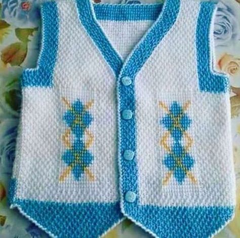 60 Tane Tunus Orgu Modeli Ve Deniz Temali Yelek Yapimi Nazarca Com Baby Outfits Baby Knitting Patterns Bebek Yelek