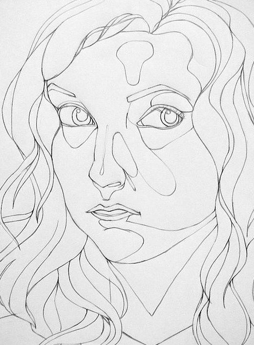 Contour Line Drawing Job : Best contour drawings images on pinterest