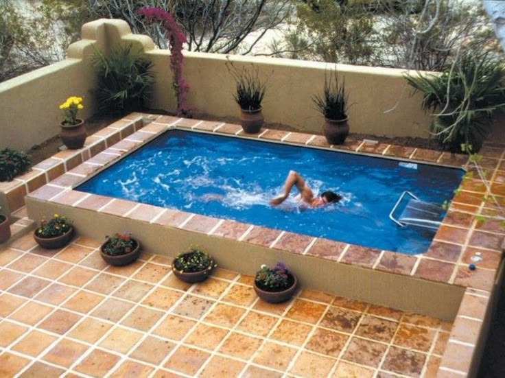 Térmico diente Corrección Las mejores 110 ideas de modelos de piscinas pequeñas | piscinas, piscina  pequeña, modelos de piscinas pequeñas