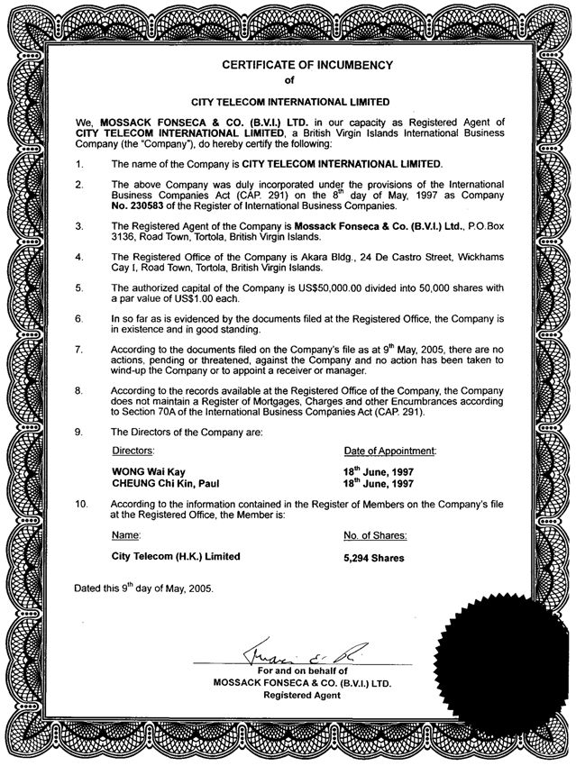 free printable certificate of incumbency form generic reference card template